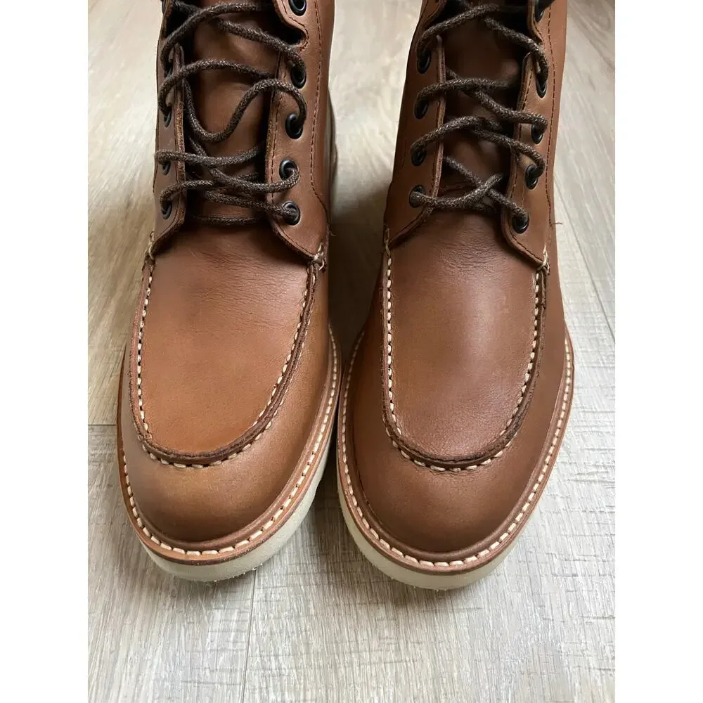 NEW Nisolo All Weather Mateo Boot Tobacco Leather - Picture 4 of 11